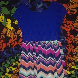 Blue dress
